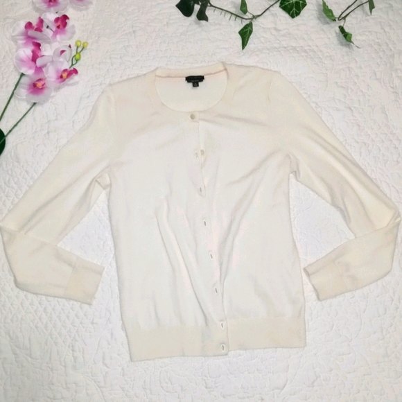 Talbots Sweaters - TALBOTS WOMEN CARDIGAN SWEATER SMALL PIMA COTTON